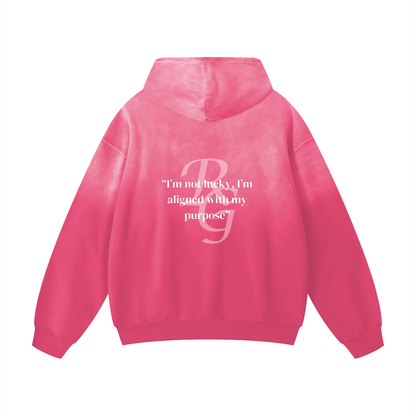 Rich Glow Floral Purpose Hoodie