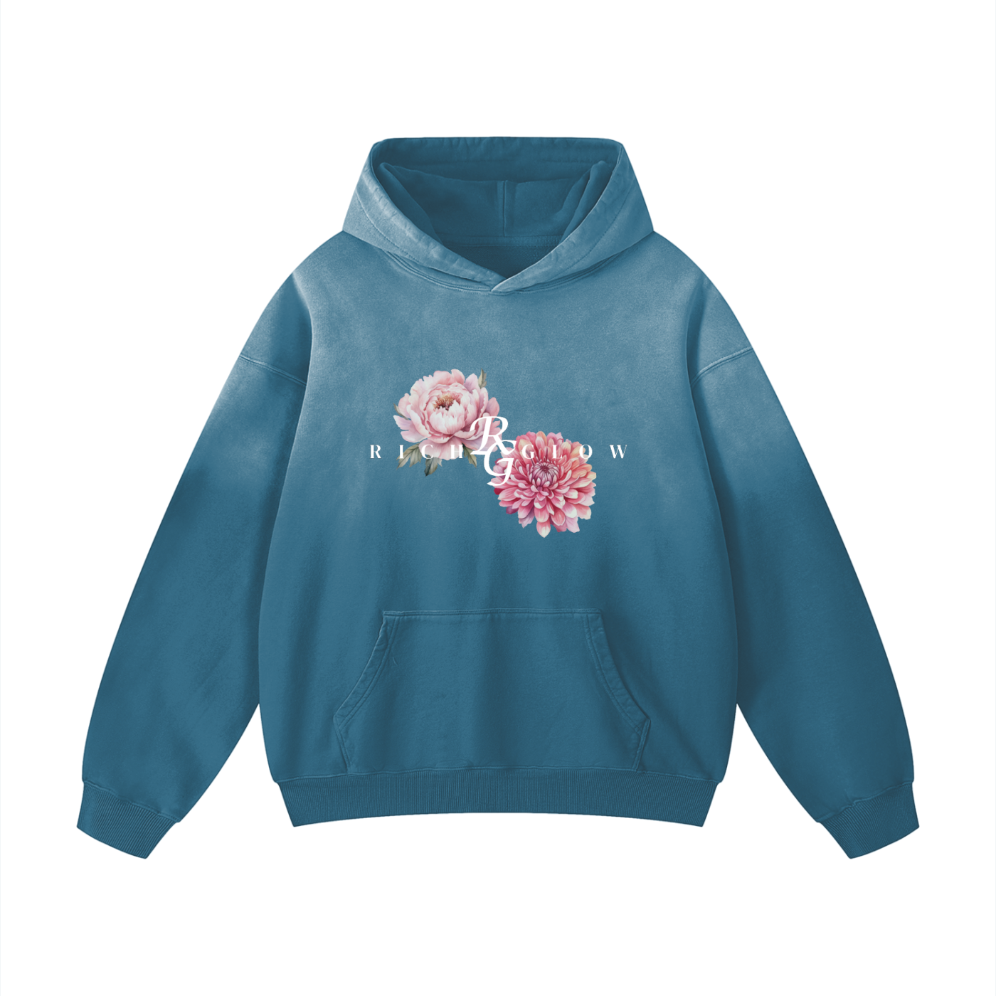 Rich Glow Floral Purpose Hoodie